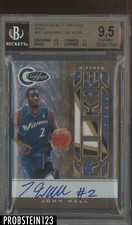 2010-11 Panini Totally Certified Gold John Wall RPA RC Patch /25 BGS 9.5 AUTO 10