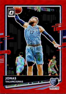2020-21 Panini Donruss Optic - Jonas Valanciunas #128 Red Prizm /99 - Picture 1 of 2