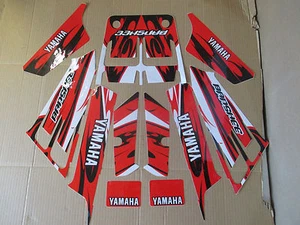 YAMAHA BANSHEE GRAPHICS RED WHITE YFZ350 1987-2006 - Picture 1 of 1
