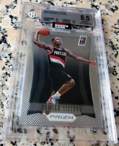 DAMIAN LILLARD 2012 Prizm #1 Draft Pick Rookie Card RC BGS 8.5 9.5 NM Mint+🔥🔥$ - Picture 1 of 2