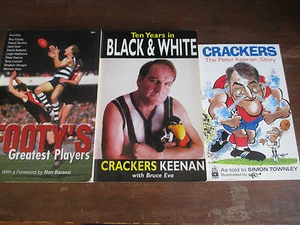 FOOTY'S GREATEST PLAYERS Foreword Ron Barassi + 2 Crackers Peter Keenan Books - Picture 1 of 4
