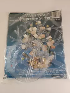 Vtg 1984 Chadwick Christmas Tidbit Gumdrop Tree Acrylic Server Hong Kong 12.5" - Picture 1 of 6