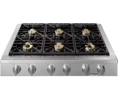 Dacor HRTP486S/NG- Professional 48" Built-In Gas Cooktop with 6 burners — 第 1/4 张图片
