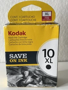 Genuine Kodak 10 XL Black Printer Ink Cartridge CAT 8237216 NEW SEALED - Picture 1 of 5