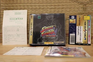 Street Fighter Collection Complete Set! Sega Saturn SS Japan VG+! - Picture 1 of 4