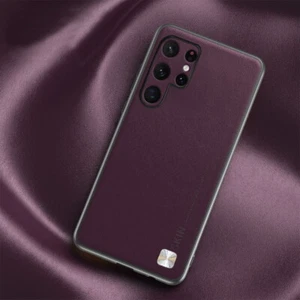 For Samsung S22 Ultra S23 S21 S20 A53 Shockproof Slim Leather Hybrid Case Cover - Picture 1 of 17