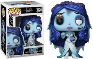 Funko Pop EMILY DIAMOND GLITTER Hot Topic Exclusive CORPSE BRIDE #1120 NEAR MINT - Picture 1 of 8