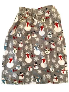NWOT HOLIDAY SHOWER WRAP Snowman Shower WRAP ONE-SIZE FITS ALL - Picture 1 of 6