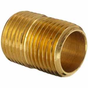 1/2 Inch Brass Close Nipple - Imagen 1 de 1