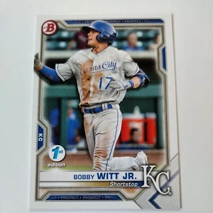 Bowman 2021 primera edición Bobby Witt Jr #BFE-1 novato a radiocontrol Kansas City Royals - Imagen 1 de 2