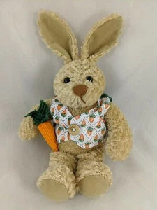 Primer juguete principal de peluche de conejo carrotini zanahoria de 10 pulgadas - Imagen 1 de 7