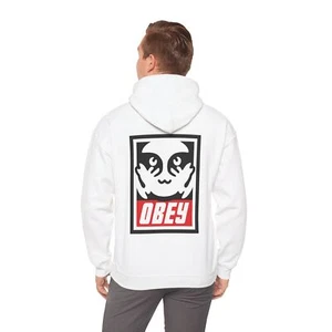 Cute Alien Obey Moopsy - Pullover Hoodie by GatorDesign UP TO 5XL, SAVE ON 2+ - Picture 1 of 42