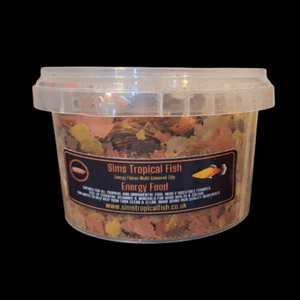 Sims Tropical Fish Energy Food. Energy Flakes Multi Coloured 50G - Picture 1 of 5