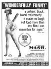Film Magazine Advert Mash Donald Sutherland Elliott Gould Tom Skerritt