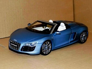 Audi R8 V10 5.2FSi Quattro Spyder Azul 2010 Kyosho 09217BL 1:18 - Imagen 1 de 5