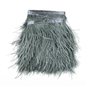 Perial Co Ostrich Feather Fringe Trim Sold by the Yard. 45 Colors Available - Picture 1 of 49