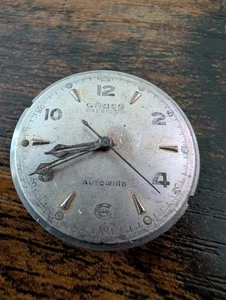 ESFERA VERDE VINTAGE Y MOVIMIENTO PARA PIEZAS/REPARACIONES - Imagen 1 de 2