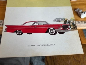 1961 Chrysler Dealership Showroom car color upholstery order book catalog - Picture 1 of 13