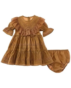 Noralee Genevieve Party Dress Gold 8Y - Picture 1 of 2