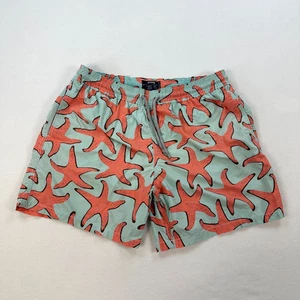 Vilebrequin swim trunks men 2XL blue teal lined mesh Starfish pull on beach - Picture 1 of 10