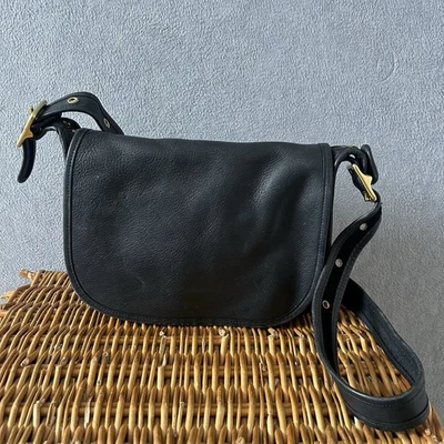 Bolso Bandolera Cartera Coach 9951 Patricias Legacy Cuero Negro De Colección Foto 1 de 4