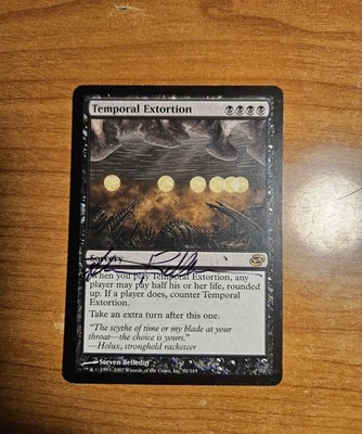 Temporal Extortion Planar Chaos Steven Belledin Signed Autograph LP MTG - Image 1 of 4