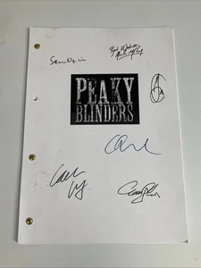 Peaky Blinders Script, Signed by Cast, Series 1 Episode 1 ' Blue Amends' - Picture 1 of 10