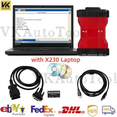 Fit For Ford Vcm Ii Ids Vehicle Tester NEW Vcm2 Diagnostic Scanner With Laptop - Image 1 of 4