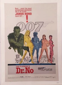 James Bond 007 Dr. No Vintage Poster - DIN A2 - Bild 1 von 1