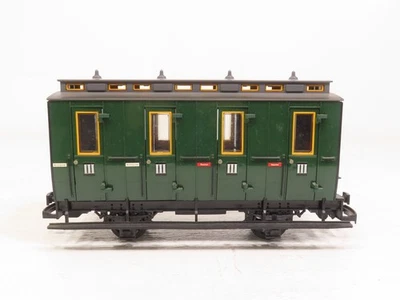 LGB 3050 G Scale Compartment Coach Green Early Box LN 12271 - Image 1 of 4