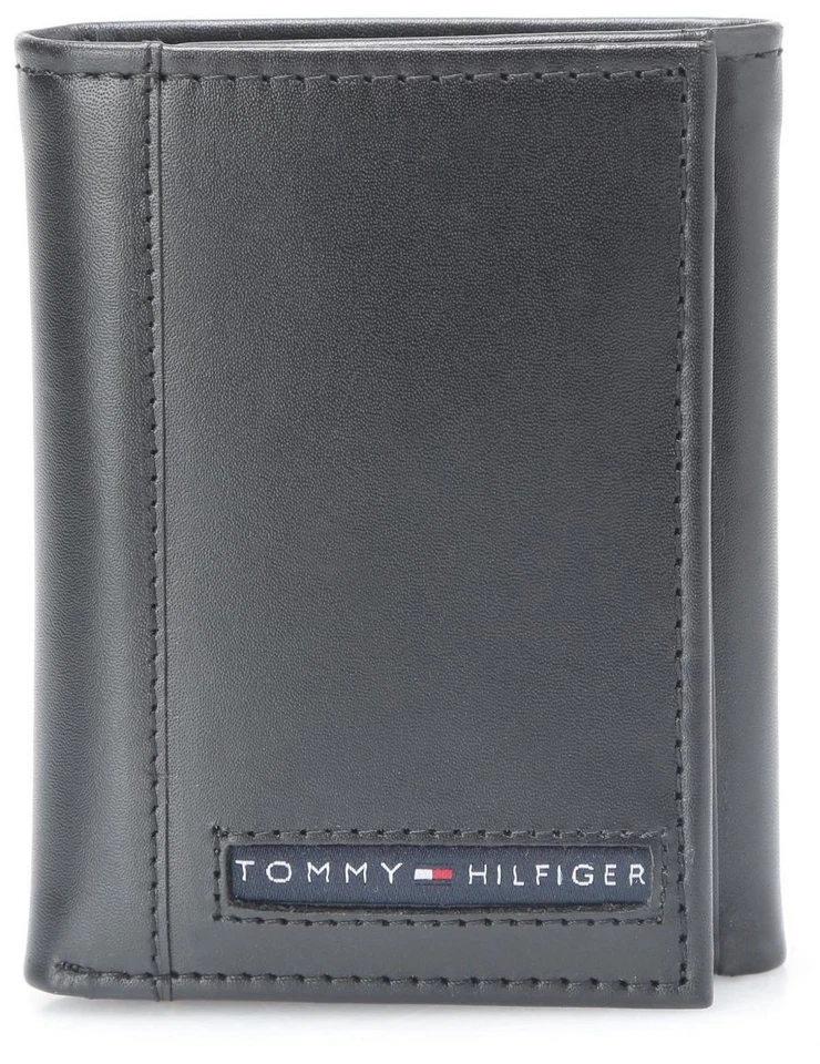 Tommy Hilfiger Hombre Cuero Premium Tarjeta de Crédito Identificación Billetera Triple 31TL11X033 Foto 1 de 4