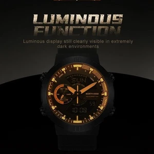 NORTH EDGE PHOTON Men Digital Military Watch Waterproof 50M Men's Sport Wrist - Picture 1 of 9