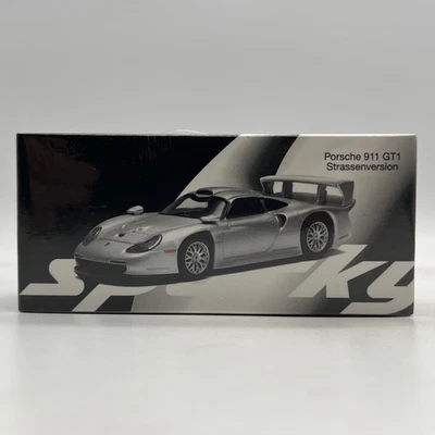 Sparky 1:64 Porsche 911 GT1 Strassenversion Silver Sealed New In Box  - Image 1 of 4