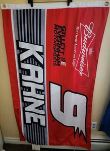Kasey KAHNE Budweiser Gillett Evernham Motorsports Nascar Racing Flag 35 x 59 - Picture 1 of 2