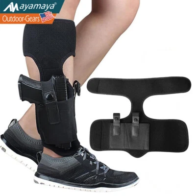 Ankle Holster for Concealed Carry Leg Pistols Gun Holsters w/Magazine Pocket - Image 1 of 4