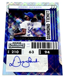 Andre Jackson Rookie /15 2022 Panini Contenders Diamond Ticket AUTO #17 RC - Bild 1 von 10