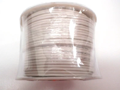 SPEAKER CABLE HOME THEATRE PRO AUDIO AV 18G 18 GAUGE 100FT BELKIN WHITE W/ PINS - Image 1 of 4