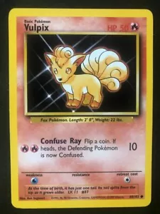 Pokemon 68/102 Vulpix Base Set Unlimited NM - Picture 1 of 2
