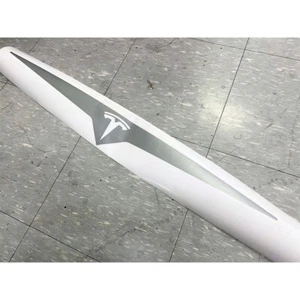 For Tesla Model 3 4DR Fastback Front Grille Sticker Matte Silver 1PCS 2020 - Picture 1 of 9