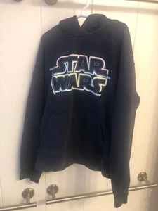 Gap Star Wars Boy Blue Pullover Hoodie Sweater Sweatshirt Size Large (10) - Picture 1 of 14