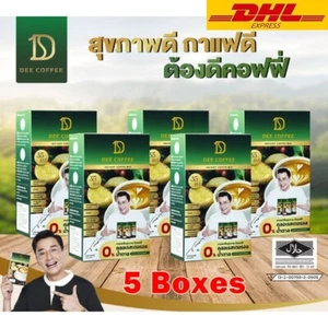 5X Dee Instant Coffee Mix Arabica Healthy Drink Bone Weight Control Anti Aging - Picture 1 of 12