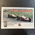 1964 Firestone Nylon 500 Racing Foyt Indy 500 Winner 2-Page Vintage Print Ad