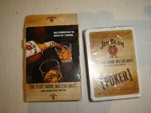 Jim Beam - Kartenspiel - Poker - Spielkarten - neu