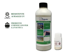 Gelcoat paraffinato 1 KG - GRIGIO - VARI RAL - Foto 1 di 12