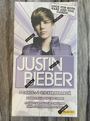 2010 Panini trading cards Justin Bieber 9 pack sealed blaster box Drake rookie ? - Image 1 of 3