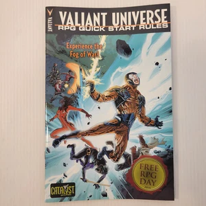 Valiant Universe RPG Quick Start Rules Fog of War Free RPG Day 2016 Catalyst - Picture 1 of 2
