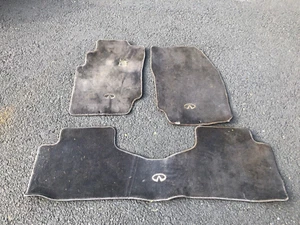 Infiniti G20 floor mats, factory OEM, black, fits 1991 to 1996, came from G20T - Picture 1 of 8