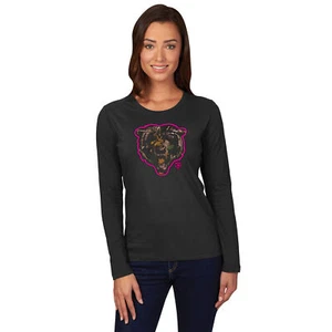 Chicago Bears Strive For Progress II Camo Women's Long Sleeve Shirt - Picture 1 of 2