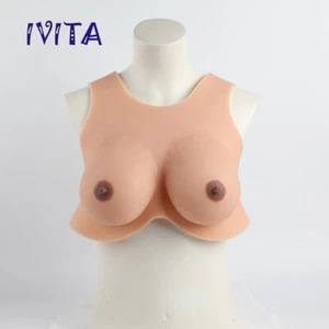 IVITA E Cup Silikonbrüste Fake Boobs Transgender Platinum Liquid Silicone Boobs - Bild 1 von 11