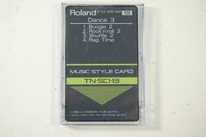 Roland Music Style Card w/ Case: Dance 3 - TN-SC1-13, FREE 2-3 Day Ship!!!